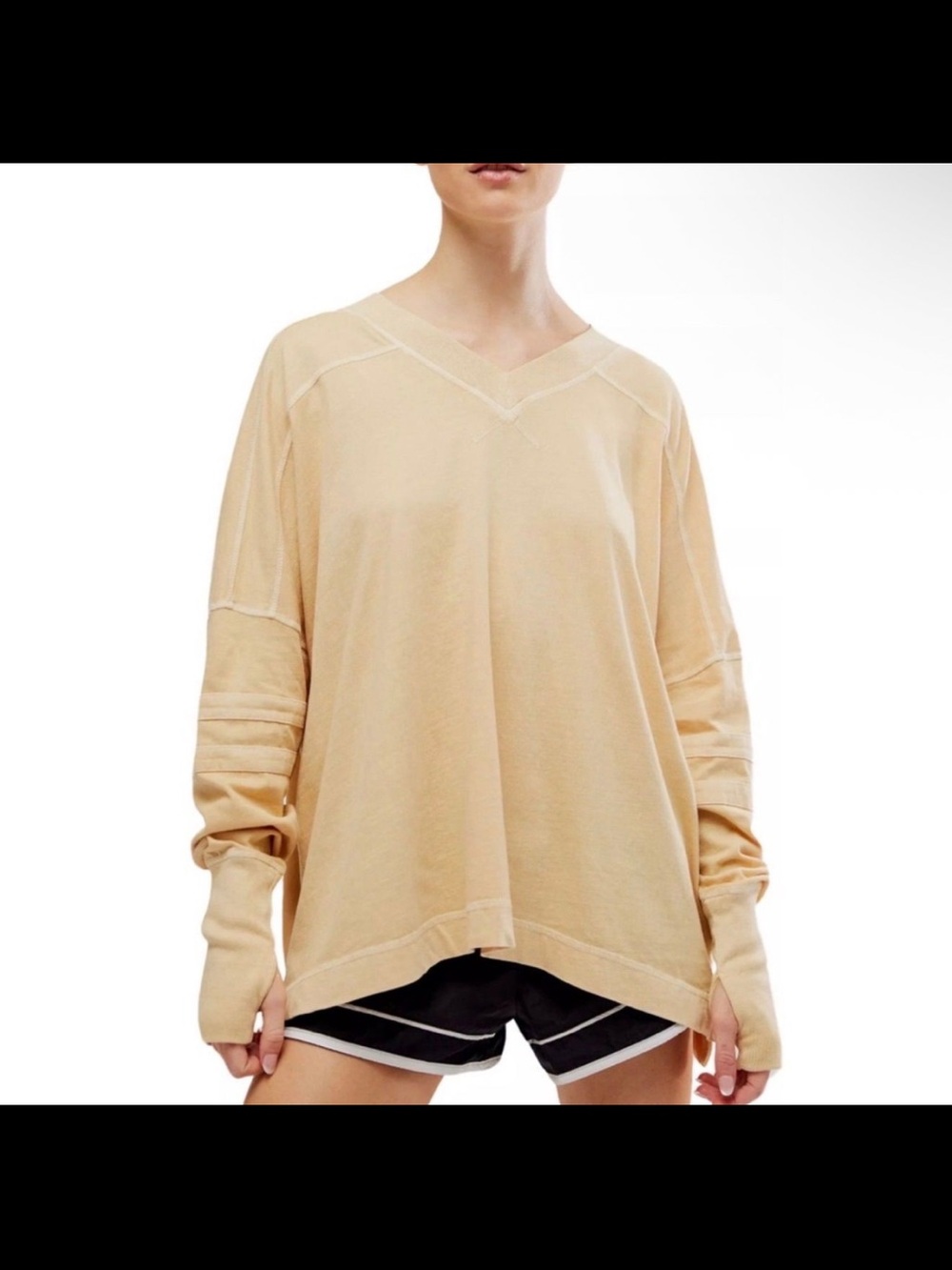Free People Movement All Star
Layer Top in Latte
S